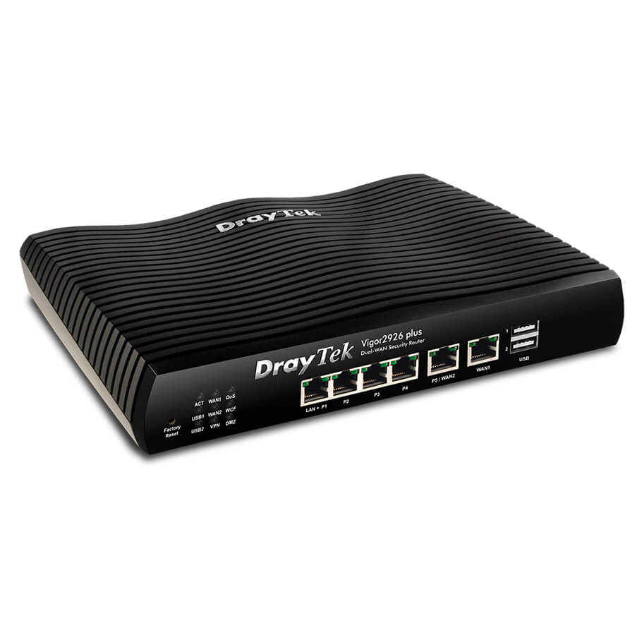 Dual-WAN Load Balancing VPN Router DrayTek Vigor2926 Plus